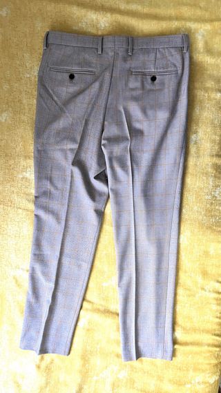 Pantalones vestir Express Gris Marrón W32x32