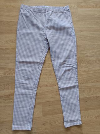 Leggings niña vichy lila