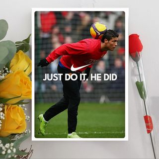Quadro cristiano Ronaldo nike
