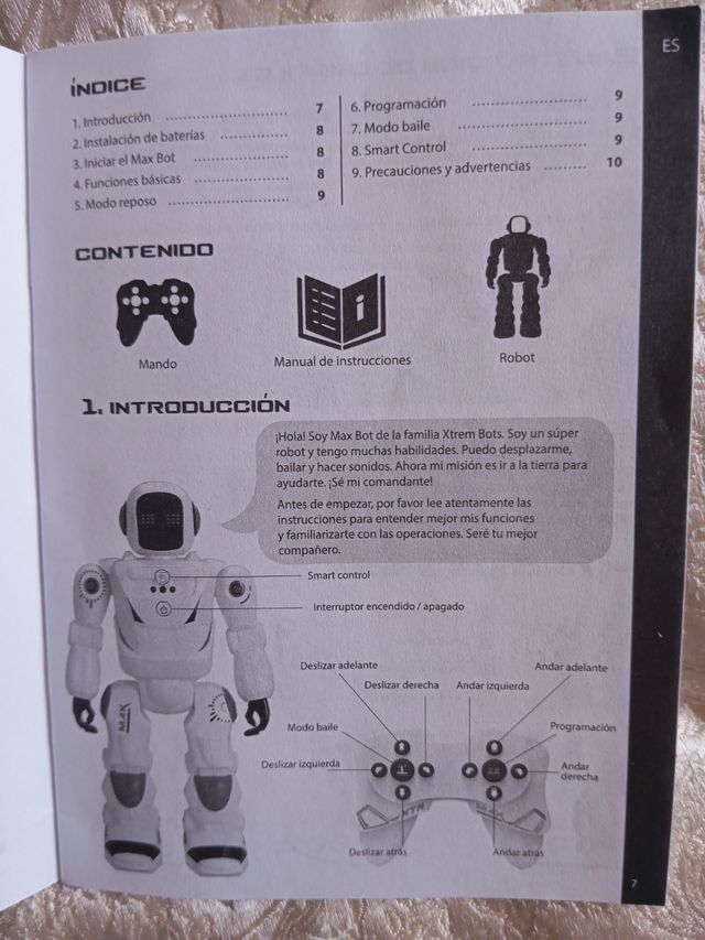 Robot Max Bot con mando 48 programas. NUEVO!