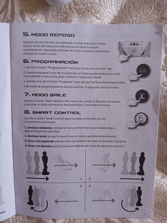 Robot Max Bot con mando 48 programas. NUEVO!