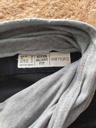 Pantalones premamá esmara negros - L
