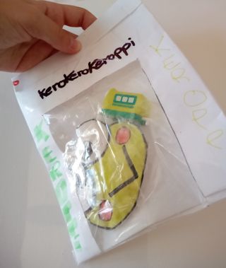 Squishy Kerokerokeroppi + figura regalo 