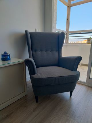 Poltrona IKEA STRANDMON grigia