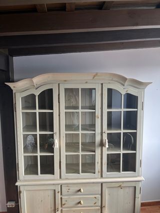 Vitrina madera clasica- Mueble expositor