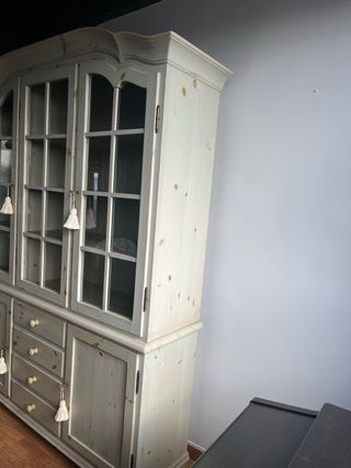 Vitrina madera clasica- Mueble expositor
