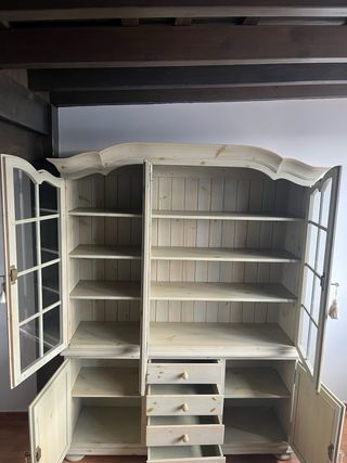 Vitrina madera clasica- Mueble expositor