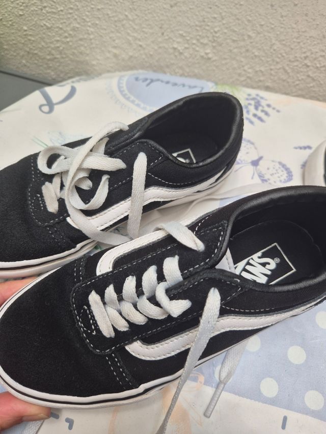 Zapatillas Vans niño talla 31 - negras