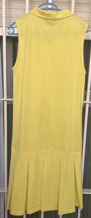 Vestido midi amarillo dolores promesa