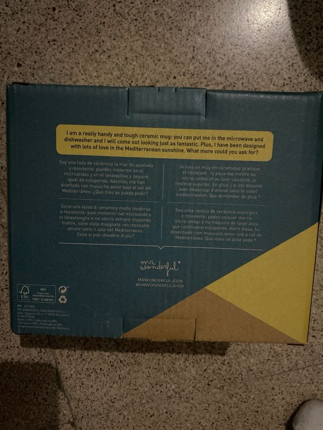 Taza Mr Wonderful - ¡Bravo por ti!