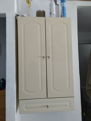 Armario con cajón - Beige