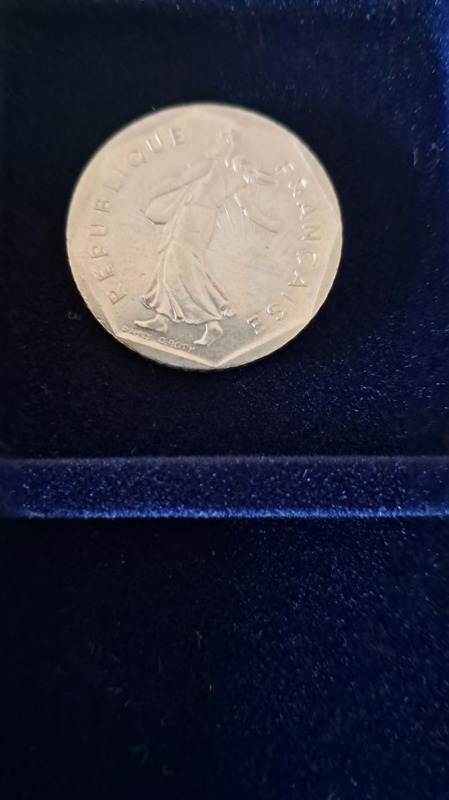 Moeda 2 Francos Franceses 1980