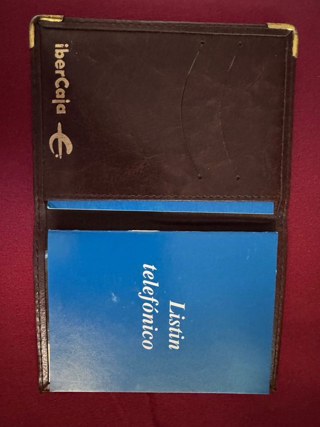 Listín telefónico de bolsillo Ibercaja Retro