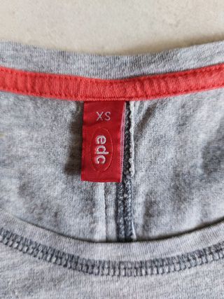 Camiseta edc gris XS mujer
