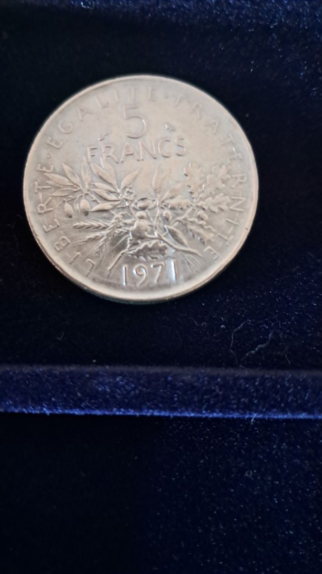 Moeda 5 Francos França 1971