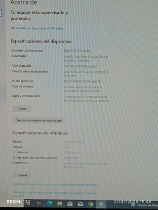 Gaming Intel i5 2400 8GB - 1TB