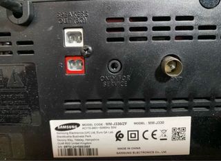 Equipo música Samsung MMJ330 con altavoces