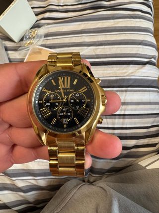 Reloj Michael Kors cronógrafo dorado