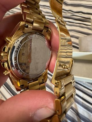 Reloj Michael Kors cronógrafo dorado