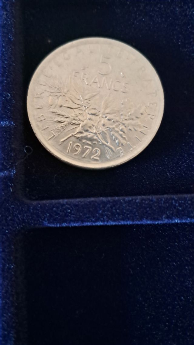 Moeda 5 Francos França 1972