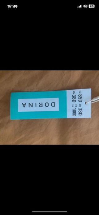 Sujetador Dorina negro 85D