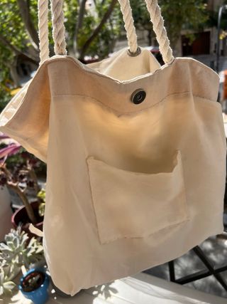 Bolso playa rayas marineras