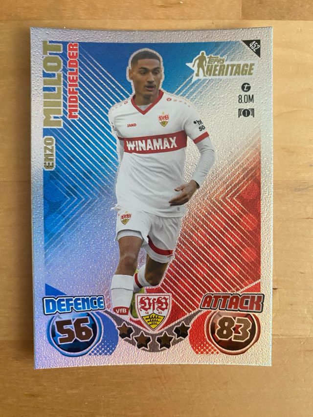 Enzo Millot Topps Heritage Match Attax 24/25
