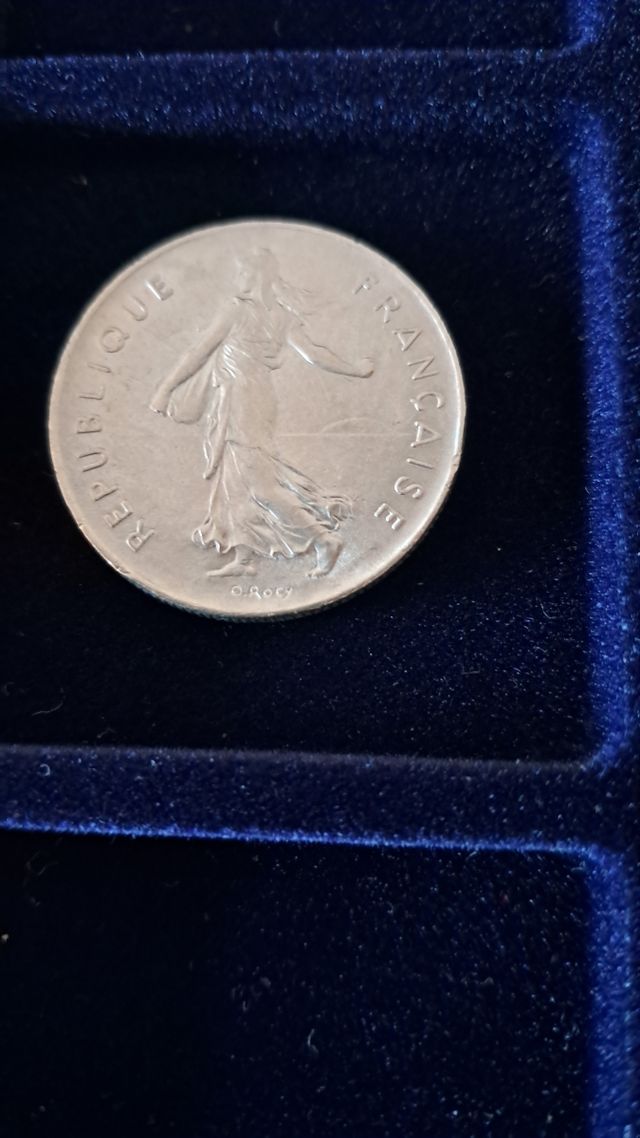 Moeda 5 Francos França 1974