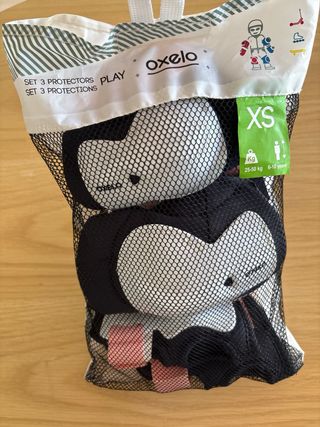 Oxelo:patines con protectores rodillas, manos y co