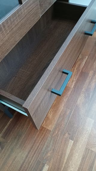 Vitrina madera nogal - Mueble expositor