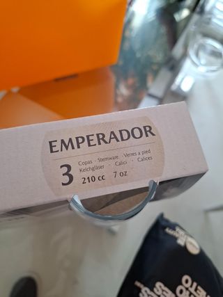 3 Copas Cava EMPERADOR