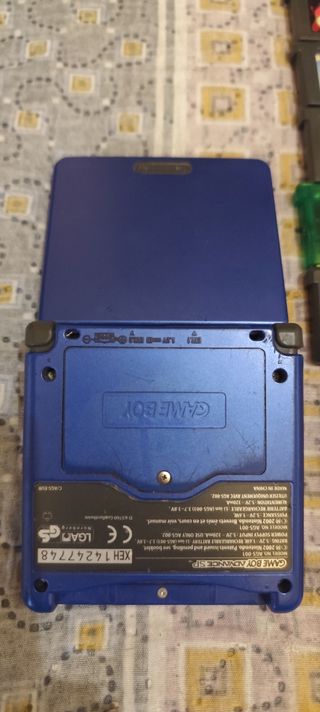 Game Boy Advance SP Azul + Juegos leer descripción