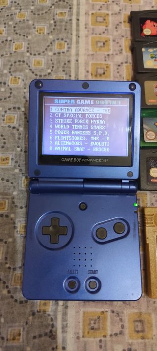 Game Boy Advance SP Azul + Juegos leer descripción