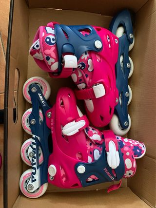 Patines niña ajustables, talla 30-33