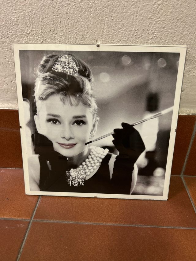 Lámina Audrey Hepburn 30x30