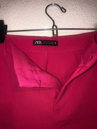 Pantalón rosa palazzo
