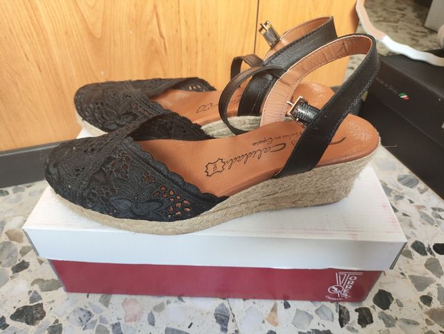 Zapatillas Calidad-Cañamo Bordadas-39