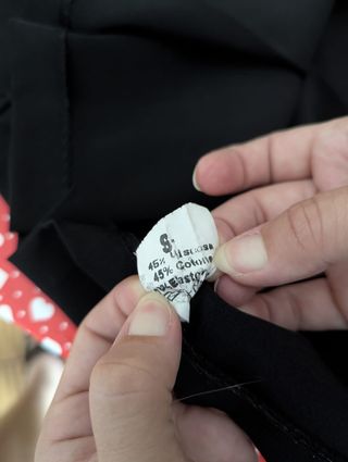 Gonna nera pieghe - Tg S