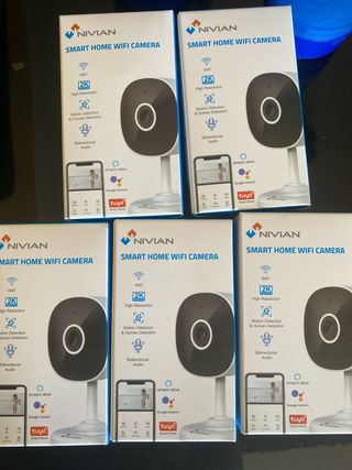 Cámaras Wifi Nivian 2K - 5 Unidades