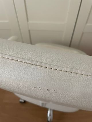 Silla escritorio giratoria blanca