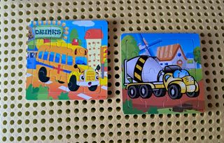 2 Puzzle Bambini in compensato