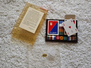 Poker Aeroclub: Dadi, fiches Dal Negro Anni 70
