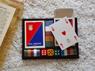 Poker Aeroclub: Dadi, fiches Dal Negro Anni 70