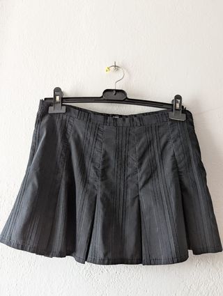 Gonna pieghe RED'S nera tg M