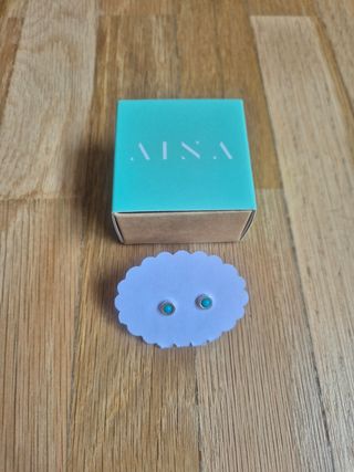 Pendientes Aina Joies Earth turquesa