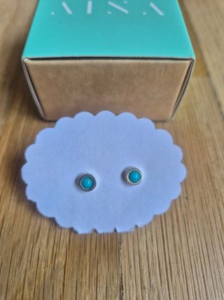 Pendientes Aina Joies Earth turquesa