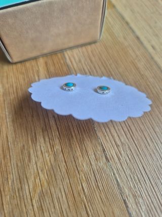 Pendientes Aina Joies Earth turquesa
