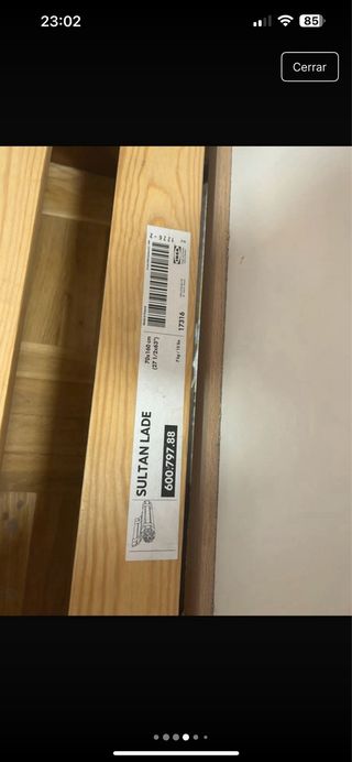 Cama infantil IKEA Sultan Lade