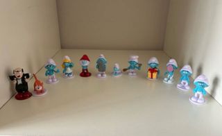 Lote figuras Pitufos  Gárgamel y Azrael  Colección