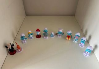 Lote figuras Pitufos  Gárgamel y Azrael  Colección